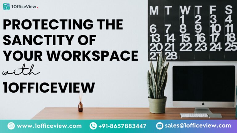 1OfficeView smart office management software dashboard.